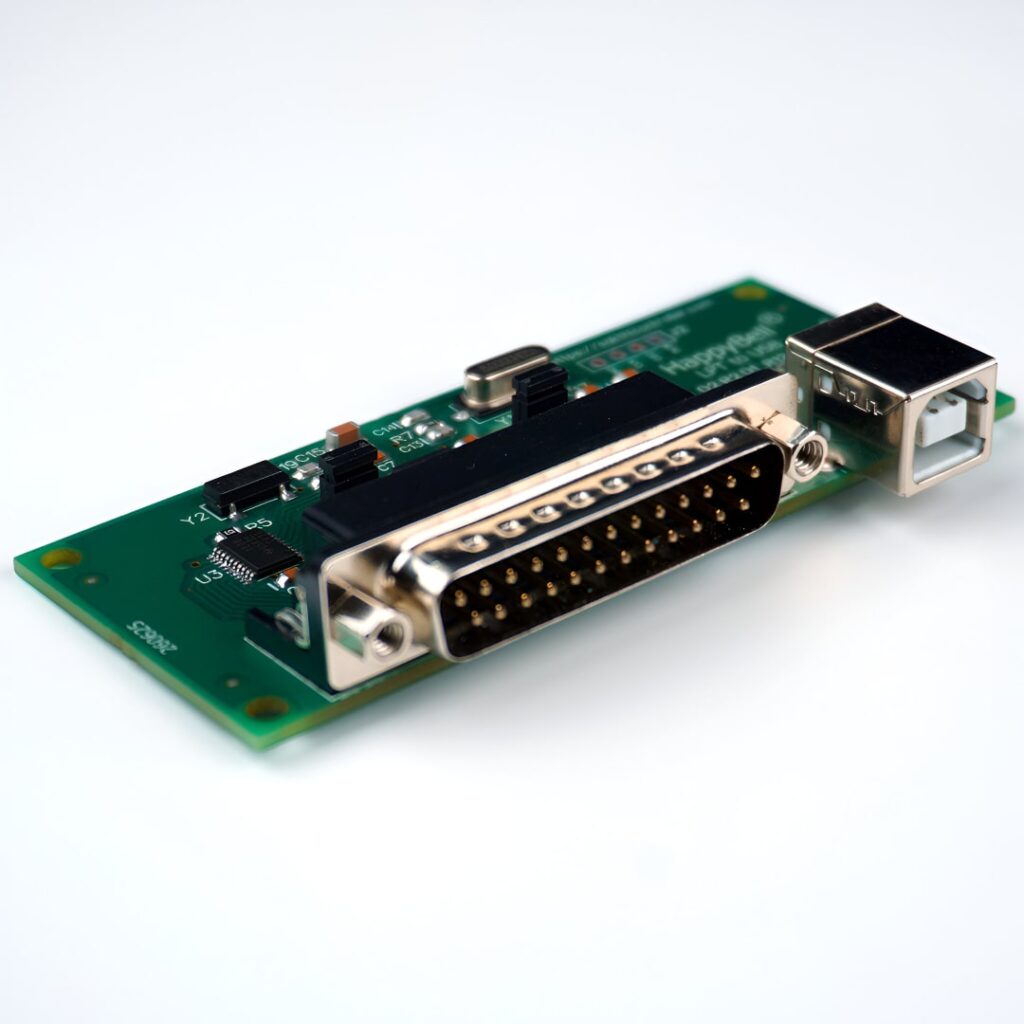 LPT to USB CDC/HID/Keyboard Converter