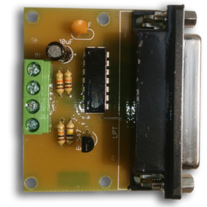 sakthi controller, serial printer front view