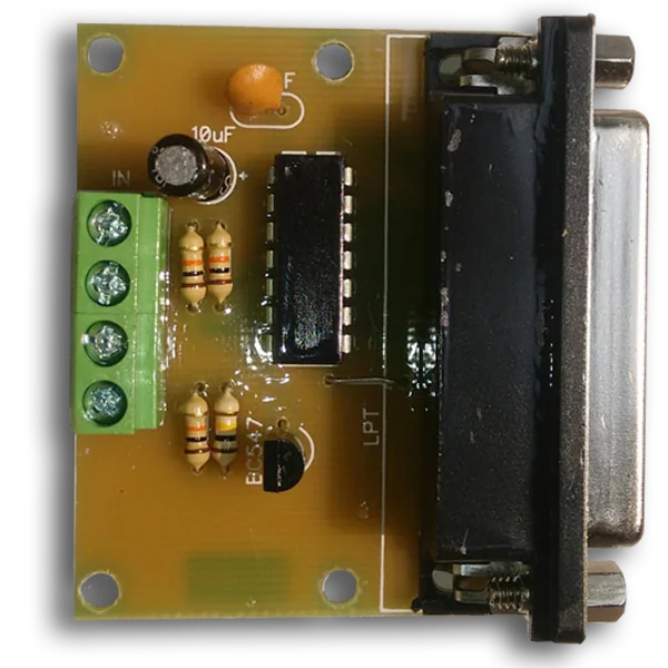 sakthi controller, serial printer front view