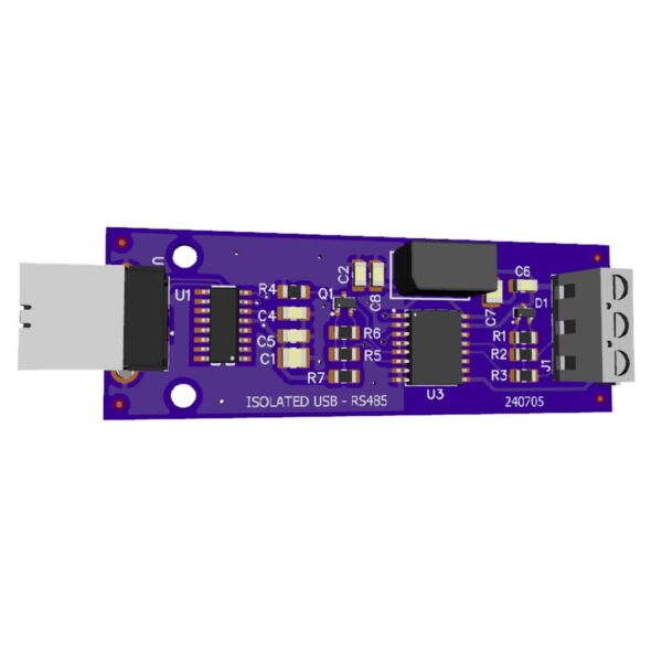 Sakthi Controller, 3D view of USB to RS485